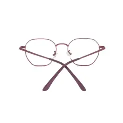 Mauve Metal Modern Eyeglasses at chashma