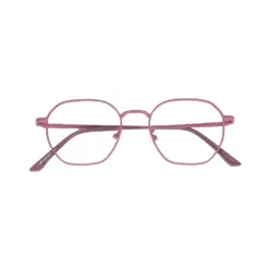 Mauve Metal Modern Eyeglasses at chashma