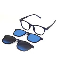 Navy Switch Clip-on Eyeglasses at chashmah