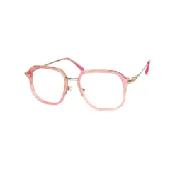 Pink Metal Women Eyeglasses at chashmah