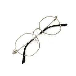 Silver Hexxa Modern Eyeglasses at chashma