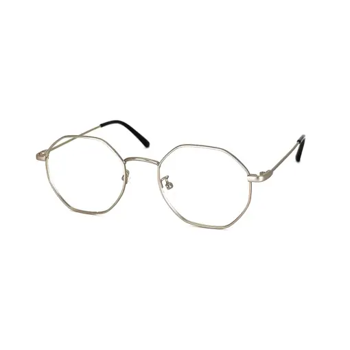 Silver Hexxa Modern Eyeglasses at chashma