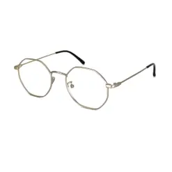 Silver Hexxa Modern Eyeglasses at chashma
