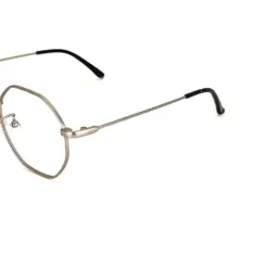 Silver Hexxa Modern Eyeglasses at chashma