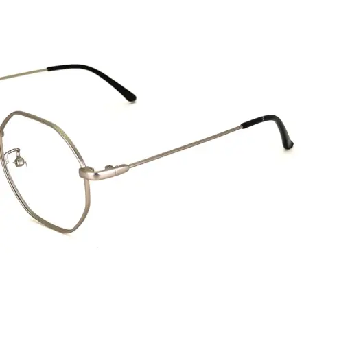 Silver Hexxa Modern Eyeglasses at chashma