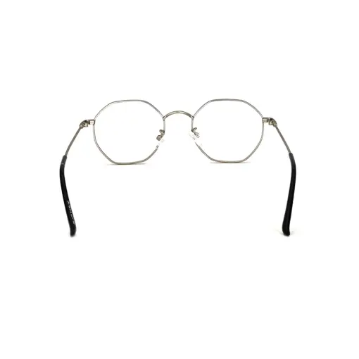 Silver Hexxa Modern Eyeglasses at chashma