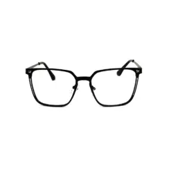 BLACK Classic Metal Eyeglasses at chashmah