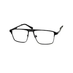 Black Small Metal Eyeglasses at chashmah