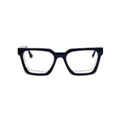 Blue Bold Modern Eyeglasses
