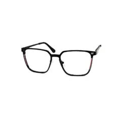 Blue Classic Metal Eyeglasses at chashmah