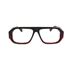 Red Bold Eyeglasses at chashmah.com