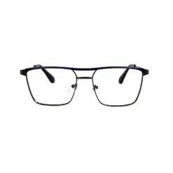 Gunmetal Modern Metal Eyeglasses