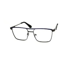 Gunmetal Modern Metal Eyeglasses